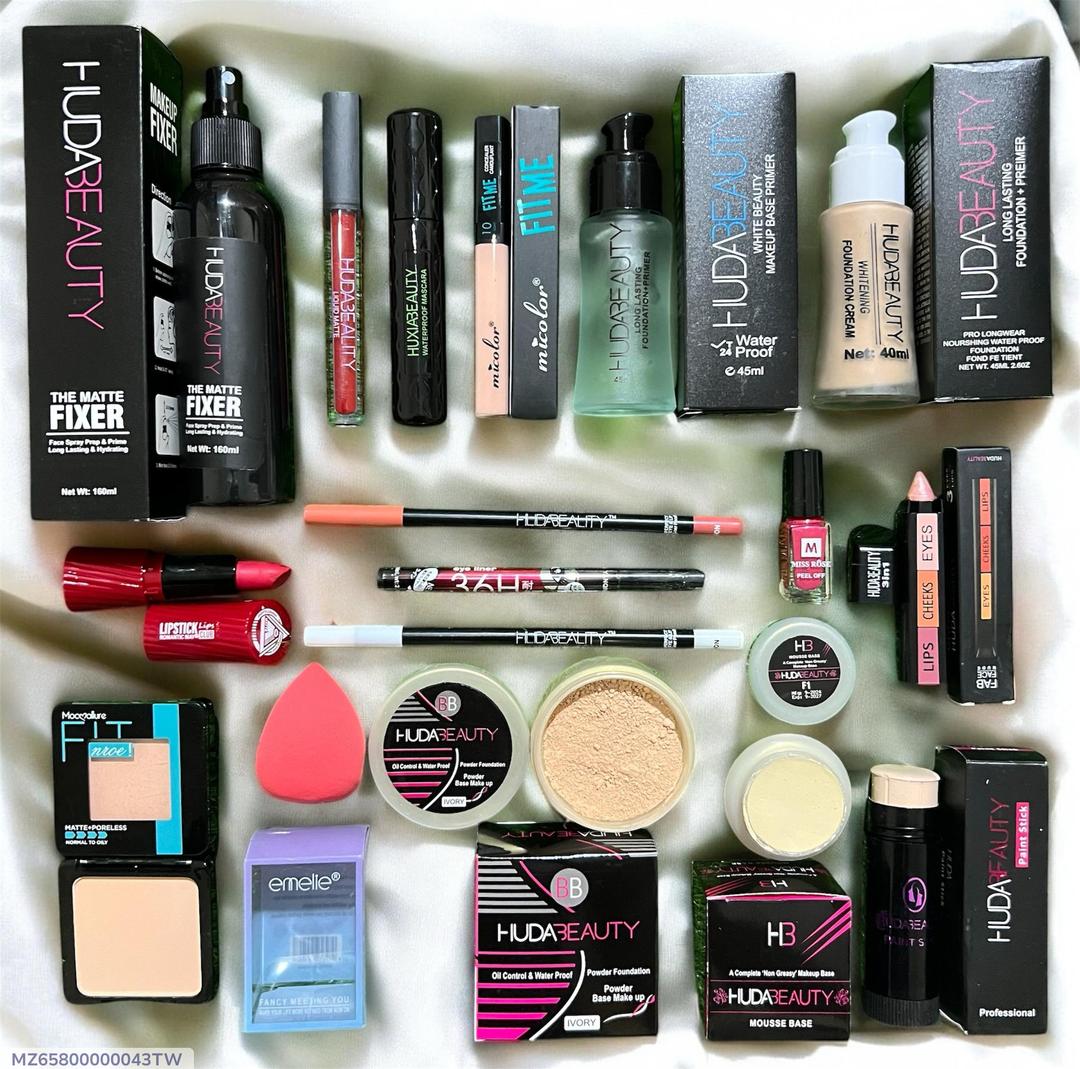 17 in 1 Makeup Deal - Complete Beauty Kit with 17 Pcs Essentials - Junaid.B