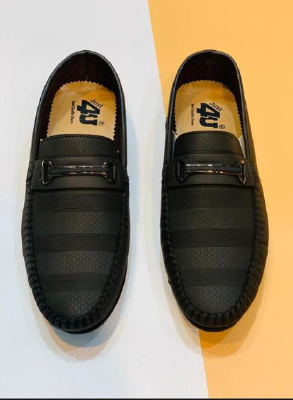 Men's Black Loafers - Junaid.B