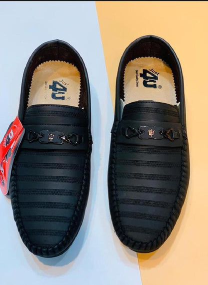 Men's Black Loafers - Junaid.B